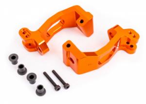 Traxxas Caster Blocks (C-Hub) Alu Orange L+R Sledge TRX9532T