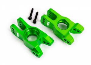 Traxxas Carriers Stub Axle Alu Green (Pair) Sledge TRX9552G