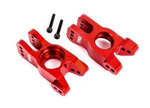 Traxxas Carriers Stub Axle Alu Red (Pair) Sledge TRX9552R