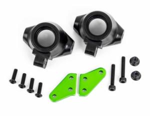 Traxxas Steering Blocks + Arms Alu Green (Pair) Sledge TRX9637G