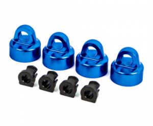 Traxxas Shock Caps Alu Blue GTX (4) TRX9664X
