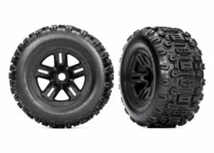 Traxxas Tires & Wheels Sledgehammer 3.8'' (17mm Hex) (2) TRX9672