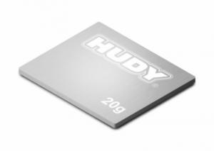 Hudy Pure Tungsten Weight Thin - 31x26mm - 20g