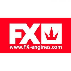 FX Outdoor Fabric Banner 200x100cm red