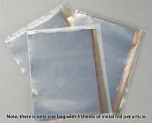 Foil Sheet Assortment 175x125x0.13mm (3 different)
