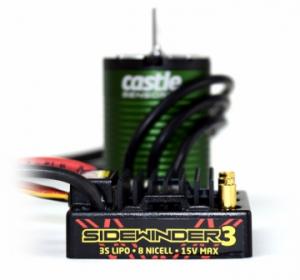 SIDEWINDER 3 ESC 12V 1/10 with 1406-7700KV Sensored Motor