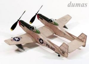 F-82 Twin Mustang 445mm Wood Kit