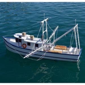 Rusty the Shrimp Boat 914mm Wood Kit