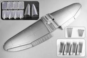 Wing set P47 silver 1700#