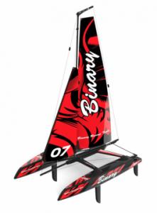 Binary Sailboat V2 RTR Catamaran 400mm