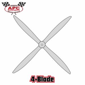 Propeller 15.5x12-4 4-blade