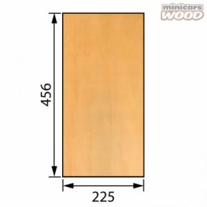 Basswood Plywood 3.0 x 225 x 456 mm 3-ply