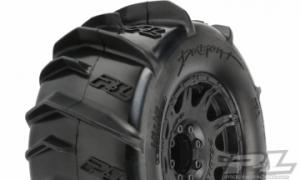 Dumont 3.8'' Paddle Sand/Snow Tires Mounted on Raid Black 8x32 Removable Hex Wheels (2) for 17mm MT Front or Rear