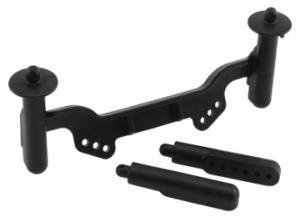 Adjustable Front Body Mounts & Posts for the Traxxas Slash 2
