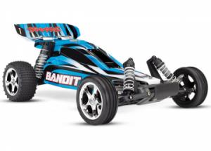 Traxxas Bandit 2WD 1/10 RTR TQ Blue - With battery/charger TRX24054-1-BLU