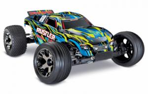 Traxxas Rustler VXL 2WD 1/10 RTR TQi TSM Yellow w/o Batt/Charger TRX37076-4-YLW