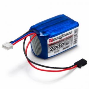 Receiver Battery Li-Fe 6.6V 2000mAh Cube