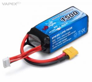 Li-Po Akku 4S 14,8V 1500mAh 80C XT60-liitin