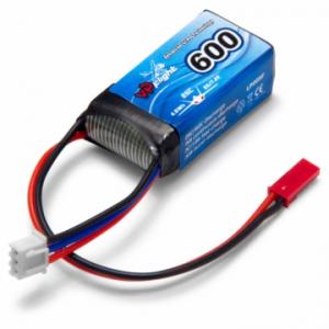 Li-Po Akku 2S 7,4V  600mAh 25C JST-RCY (BEC)