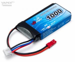 Li-Po Akku 2S 7,4V 1000mAh 25C JST-RCY (BEC)