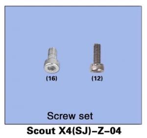 Screw set ScoutX4(SJ)-Z-02