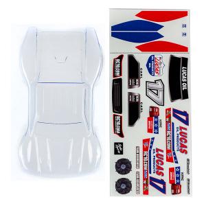 Associated Sc28 Body Clear With Lucas Oil Decals