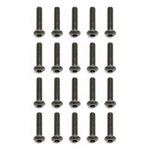 Team Associated M3 X 14 Button Head Hex Screws (10)