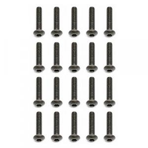 Team Associated M3 X 14 Button Head Hex Screws (10)