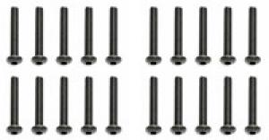 Team Associated M3 X 20 Button Head Hex Screws (10)