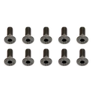 Team Associated M3 X 8 Flat Head Hex Screw (10)