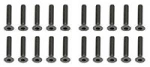 Team Associated M3 X 16mm Flat Head Hex Screws (10)