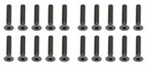 Team Associated M3 X 16mm Flat Head Hex Screws (10)