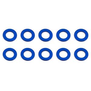 ASSOCIATED BALLSTUD WASHERS 5.5 x 0.5mm BLUE ALUMINIUM x10