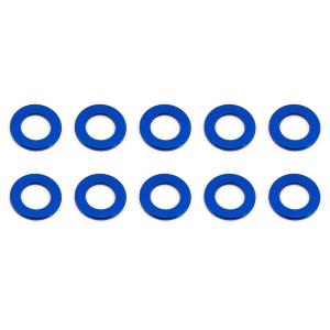 ASSOCIATED BALLSTUD WASHERS 5.5 x 0.5mm BLUE ALUMINIUM x10