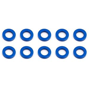 ASSOCIATED BALLSTUD WASHERS 5.5 x 1.0mm BLUE ALUMINIUM x10