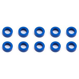 ASSOCIATED BALLSTUD WASHERS 5.5 x 2.0mm BLUE ALUMINIUM x10