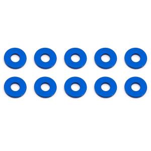 ASSOCIATED BULKHEAD WASHERS 7.8 x 1.0mm BLUE ALUMINIUM (10)