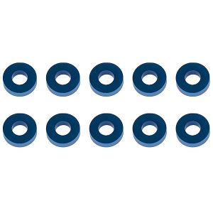 ASSOCIATED WASHERS 7.8 x 3.5 x 2.0mm BLUE ALUMINIUM (10)