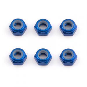 Associated Ft M3 Locknut Blue Aluminium