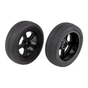 Team Associated Dr10 Front Wheels With Drag Tyres