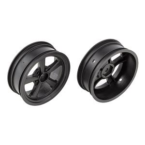 Team Associated Dr10 Drag Front Wheels Black