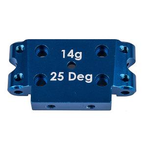 Team Associated Dr10 Ft Alum. Front Bulkhead 25 Degree 14G