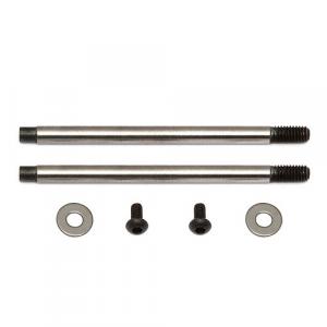 Associated 3X27.5 Shock Shaft V2 Chrome For As91577/91578