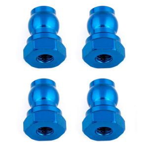 Team Associated Shock Bushings 10 Mm Blue Aluminum