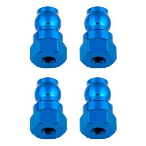 Team Associated Shock Bushings 12Mm Blue Aluminum (4)