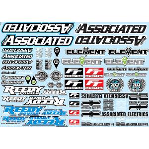 Team Associated Ae Branding Decal Sheet