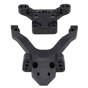 Team Associated Rc10B6.4 Ft Top Plate And Ballstud Mount, Carbon