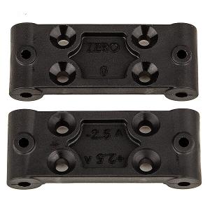 TEAM ASSOCIATED RC10B6.4 FRONT BULKHEAD SET, 0 DEG / 2.5 DEG