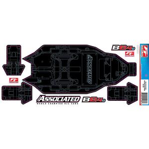 Team Associated Rc10B6.4D Ft Chassis Protective Sheet, Printed