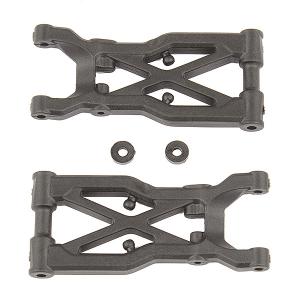 Team Associated B74/B74.1 Ft Rear Suspension Arms Carbon Fibre